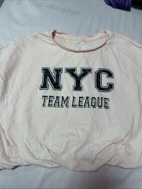 George Pink NYC Team League Short Sleeve Tee